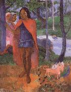 Paul Gauguin tbe magician of hiva oa oil on canvas